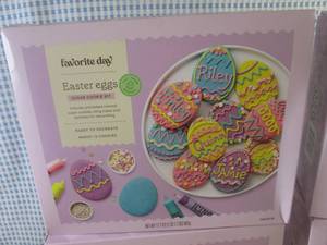 lot 229 image: (F-0) 4 Easter Eggs Sugar Cookie Kits Past Date