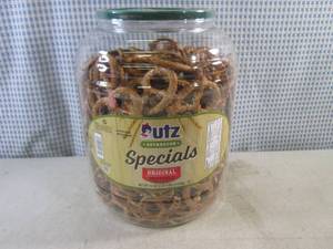 lot 240 image: (C-2) Large Container Original Sourdough Specials Pretzels 52oz (3 Pounds 4 Ounces) Best by May 2024