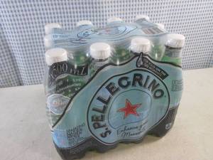 lot 245 image: (C-1) 12-Pack S. Pellecrino Sparkling Natural Mineral Water 16.9oz Bottles Best by Jan 2024