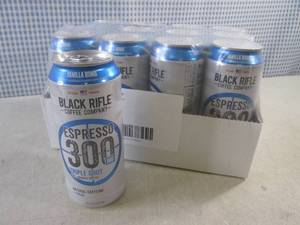 lot 253 image: (C-2) 12-Pack Black Rifle Vanilla Bomb Espresso 300 Coffee 15oz Cans Best by March 2024