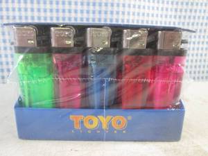 lot 308 image: (BSB) 50 Disposable Lighters in Display Box
