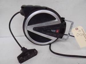 lot 8 image: 40 Retractable cord reel, (HFT)