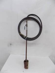 lot 9 image: LP torch, weed burner and hose.