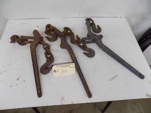 lot 26 image: 3 - Chain binders