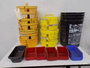 lot 43 image: 24 - Bucket stackers and others
