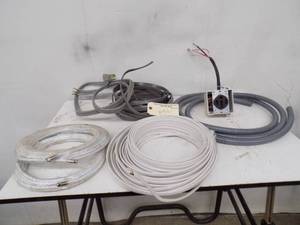lot 56 image: Electrical Items, Electrical wire, Dryer Cord, Wire cover, Reciprocol