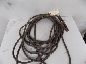 lot 70 image: 50 Welding cable with ground clamp