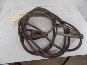 lot 73 image: 24 Welding cable with 2 ground clamps