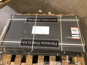 7 Boxes of Home Decorators Collection Carrara 24 in. x 48 in. Polished Porcelain Floor and Wall Tile (16 sq. ft.Case) Customer Returns See Pictures