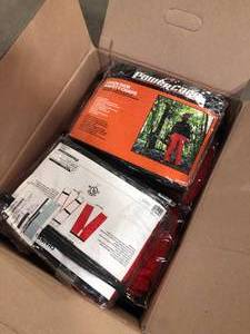 8 Pack of Powercare Pro Saw Safety Chaps Customer Returns See Pictures