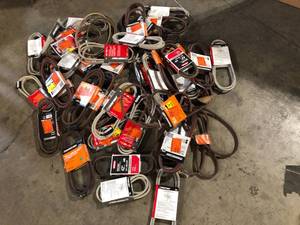 Lot of Assorted Deck Belt Various Models and Conditions  Customer Returns See Pictures