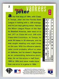 lot 46 image: Derek Jeter RC 1994 Upper Deck Collectors Choice Rookie Class Special Edition #2 Rookie Baseball Card