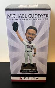 lot 150 image: Michael Cuddyer Bobblehead Minnesota Twins Baseball Hall of Fame