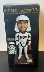 lot 151 image: Brian Dozier Minnesota Twins Baseball Stormtrooper Star Wars Bobblehead