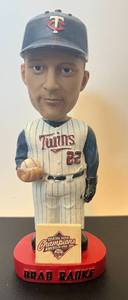 lot 157 image: Brad Radke Bobblehead Minnesota Twins Baseball