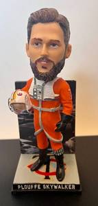 lot 162 image: Trevor Plouffe Skywalker Bobblehead Minnesota Twins Star Wars Limited Edition