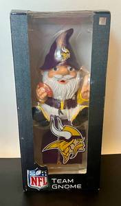 lot 163 image: Minnesota Vikings Team Gnome Statue NFL Football