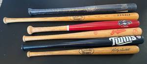 lot 172 image: Collection of 6 Minibats Including Kirby Puckett, Minnesota Twins, Target Field Inaugural Season and more, Baseball