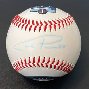 lot 214 image: Carl Pavano Signed Baseball - Minnesota Twins 2010 Target Field Inaugural Season Ball
