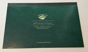 lot 230 image: Minnesota Wild 2003 Stanley Cup Playoffs Ticket Book - NHL Hockey