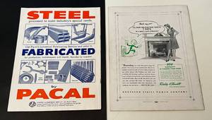 lot 232 image: 1947-47 Minneapolis Hockey Magazine and 1958 NCAA Championship Official Program