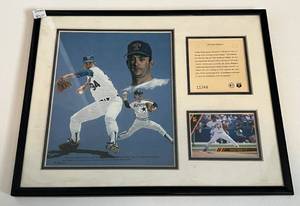 lot 225 image: Nolan Ryan 11x14 Photo Framed and Matted, numbered Print, Baseball