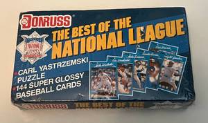 lot 81A image: 1990 Donruss The Best of the National League Set - Factory Sealed Baseball Cards