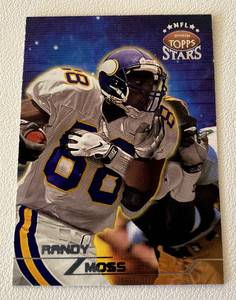 lot 26B image: Randy Moss RC 3999 1998 Topps NFL Stars #66, numbered 22403999, Rare Rookie Minnesota Vikings Football Card