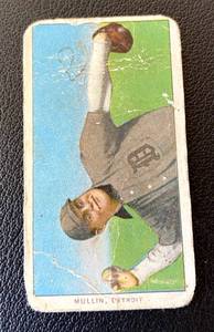 lot 62B image: 1909 t206 Pietmont Cigarette George Mullin Detroit Baseball Card