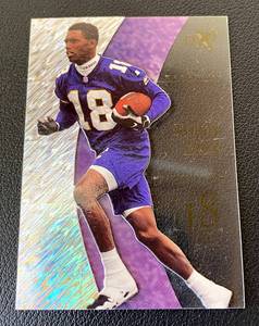 lot 93B image: Randy Moss RC 1998 Skybox #55 Rookie Minnesota Vikings Football Card