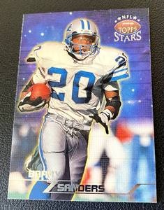 lot 120C image: Barry Sanders 3999 1998 NFL Topps Stars #125, numbered 8113999, Football Card