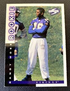 lot 122C image: Randy Moss RC 1998 Score #235 Rookie Minnesota Vikings Football Card