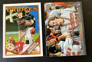 lot 185B image: Gunnar Henderson and Adley Ruchman 2 RC Lot - Baseball Cards