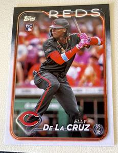lot 194B image: Elly De La Cruz RC 2024 Topps#141 Rookie Baseball Card