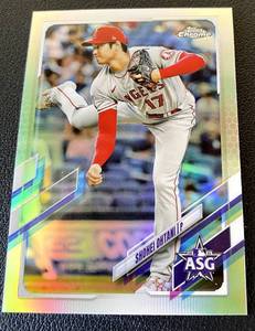 lot 200B image: Shohei Ohtani Refractor 2021 Topps Chrome All-Star Game #ASG-4 Baseball Card