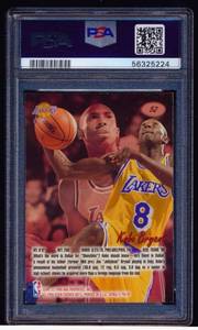 lot 3C image: Kobe Bryant RC PSA Graded 9 Mint 1996-97 Fleer Ultra #52 Rookie Basketball Card