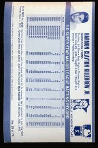 lot 22C image: Harmon Killebrew 1971 Kelloggs #55 Vintage Minnesota Twins Baseball Card