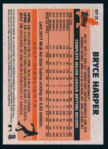 lot 216B image: Bryce Harper Refractor 2018 Topps Chrome #83T-25 Baseball Card