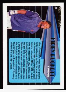 lot 226B image: Kirby Puckett Topps Black Gold #40 Minnesota Twins Baseball Card