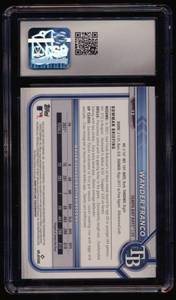 lot 159C image: Wander Franco RC CSG Graded 9 Mint - 2022 Bowman Rookie Card #12