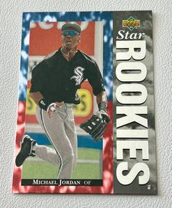 lot 30C image: Michael Jordan RC Baseball Card 1994 Upper Deck Star Rookies #19