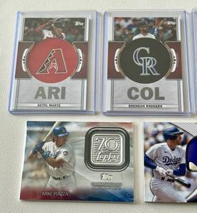lot 149C image: Lot of 7 Baseball Patch Cards