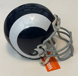 lot 207A image: St. Louis Rams Riddell Mini Football Helmet