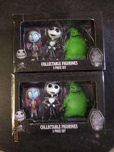 2 3 pc sets of collectable figurines