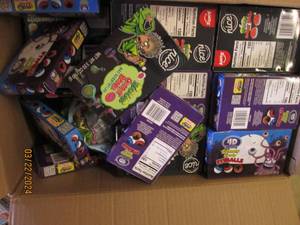 box of candy and more in date...