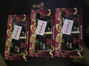 3 holiday chocolates net weight 3.71 oz per package best buy date of 62024