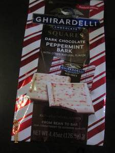 4.45oz of ghirardelli chocolate squares dark chocolate pepermint batk best buy date of 42024
