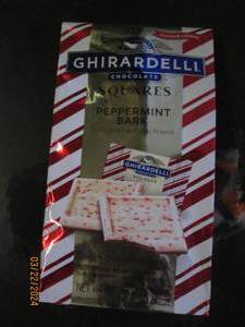 4.57 oz of ghirardelli chocolate squares peppermint bark best buy date of 32024