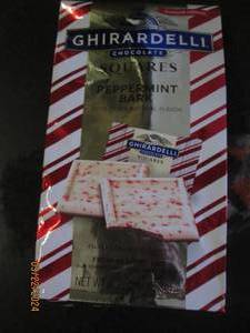 4.57 oz of ghirardelli chocolate squares peppermint bark best buy date of 32024