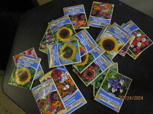 25 packages of flower seeds past date